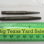 2 pc Greenfield Tap & Die Spiral Screw Extractors