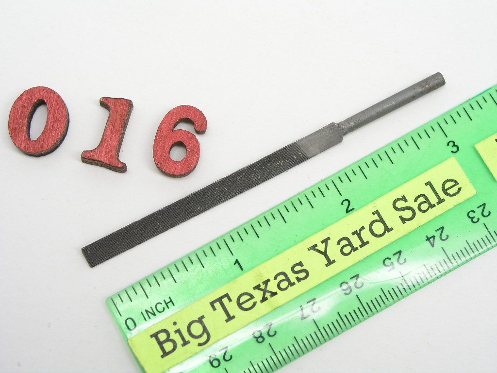 OLYMPUS DIGITAL CAMERA 3-1/4" Knife Machine File #0 Cut Disston USA - Image 1