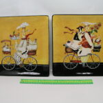 2 pcs Fat Chef Display Plates by Jennifer Garant