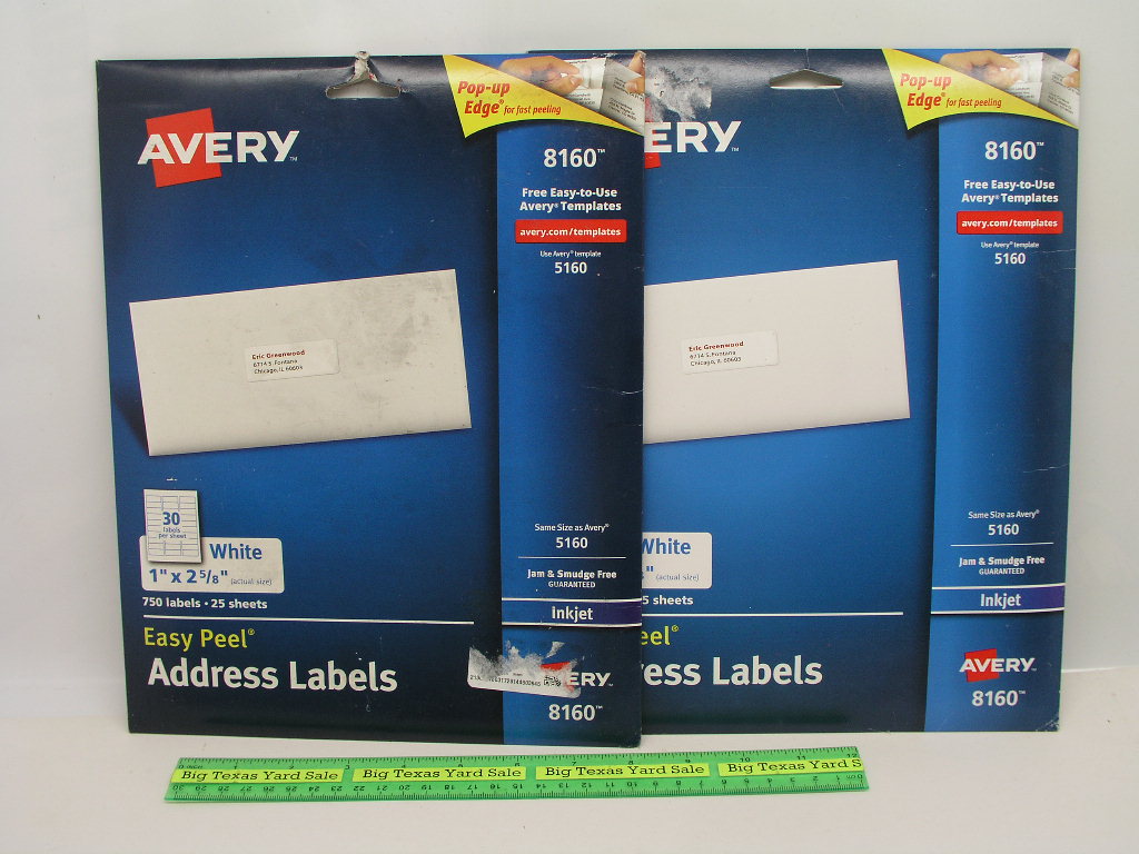 OLYMPUS DIGITAL CAMERA 750 Avery 8160 Address Labels - Image 1