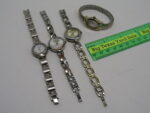 4 pcs Women's Watches Bella & Rose, Kim Rogers, Carriage, & Timex Sold for Parts