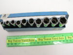 10 pc Matco 1/4" Drive 6pt Metric Deep Socket Set Lot A - Image 2