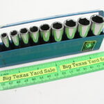 10 pc Matco 1/4" Drive 6pt Metric Deep Socket Set Lot B