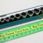 9 pc Matco 1/4" Drive 12pt Metric Socket Set