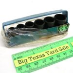 6 pc Matco 1/4" Drive 6pt Metric Impact Socket Set