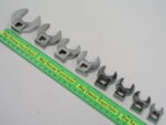 8 pc Matco 3/8 Drive Crowsfoot Wrench Lot - Image 2
