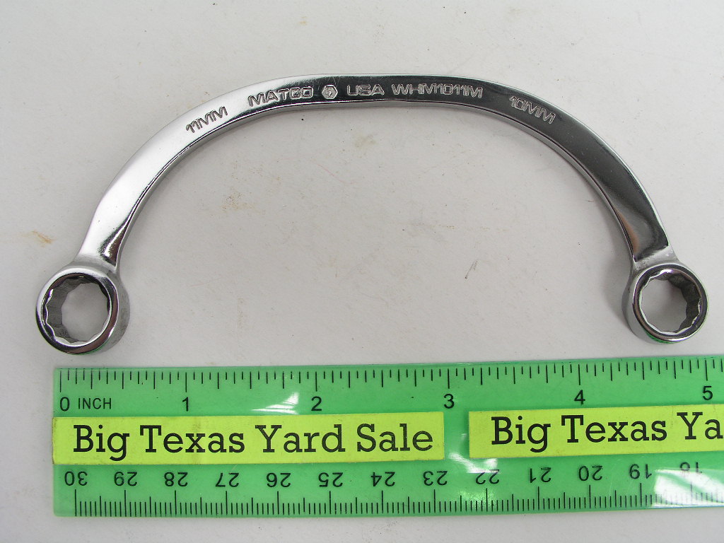 OLYMPUS DIGITAL CAMERA 10mm x 11mm Half Moon Wrench Matco WHM1011M - Image 1